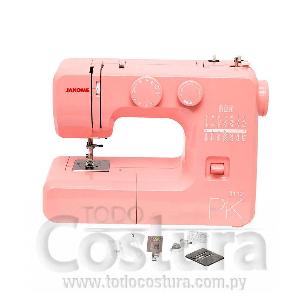 MAQUINA DE COSER FAMILIAR JANOME 3112PK